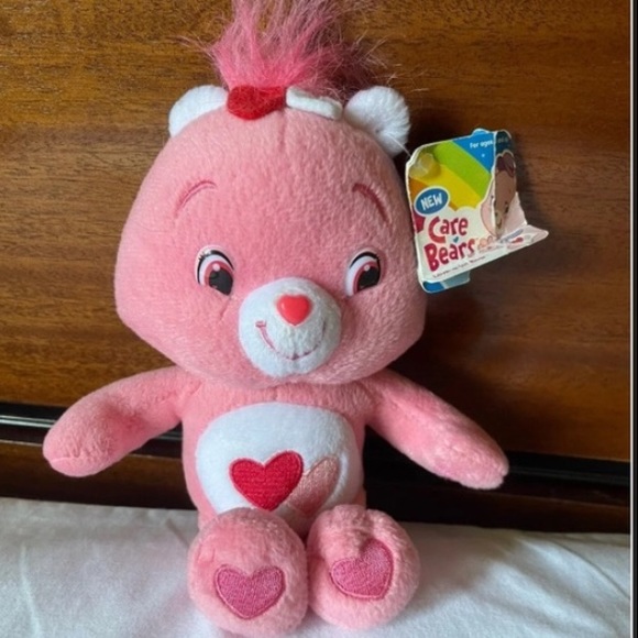Care Bears 2000’s Love A lot Bear 9” Plush NWT Retired Collectible - Picture 3 of 8